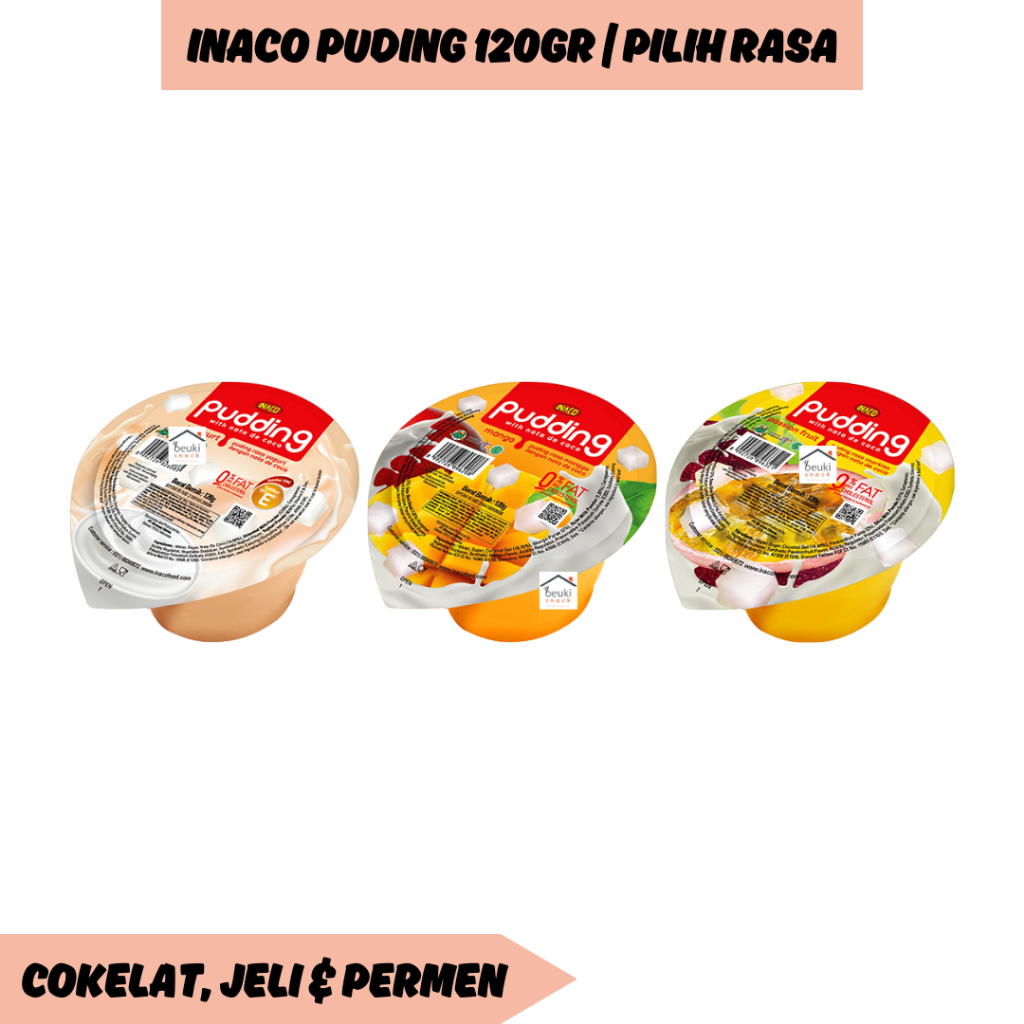 

Inaco Pudding Puree dengan Nata de Coco Berbagai Varian Pilih Rasa