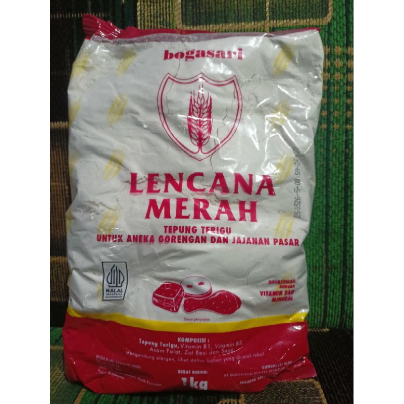 

TEPUNG BOGASARI LENCANA MERAH 1KG