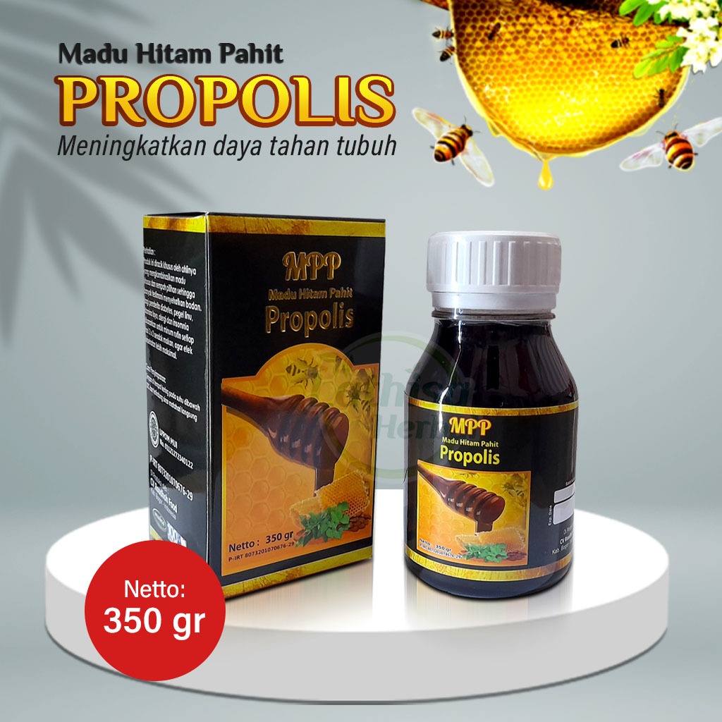 Madu Hitam Madu pahit propolis
