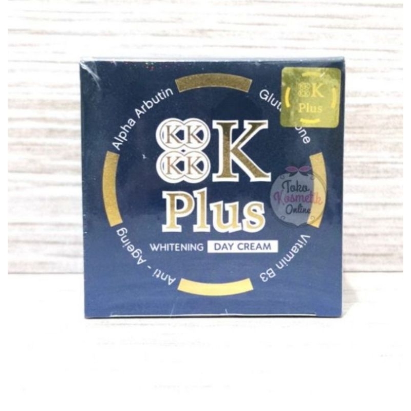 4K PLUS WHITENING DAY CREAM - CREAM PENCERAH WAJAH,JERAWAT,NODA HITAM ORIGINAL THAILAND