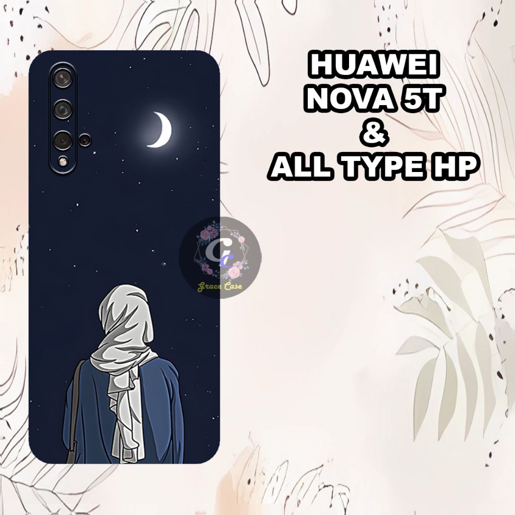 (GC23) Softcase karet Hp HUAWEI NOVA 5T Terbaru 2024 | Case Motif CEWEK | Case  Hp HUAWEI NOVA 5T   