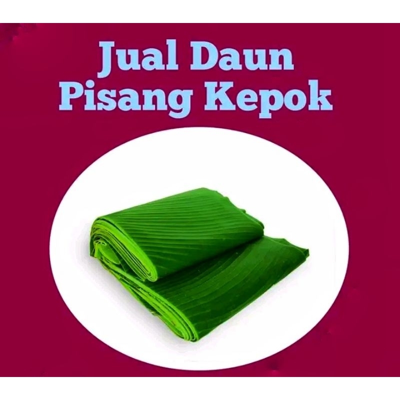 

Daun Pisang Untuk Pepes, Longsong,Leupeut Ukuran Lebar Berat 1KG