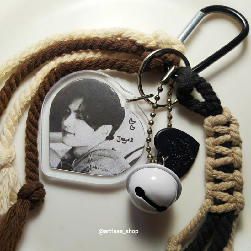 COD bag charm enhypen, keychain enhypen,bag charm, macrame, gantungan tas,gantungan, keychain kpop, 