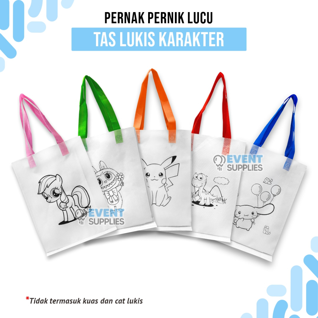 

Tas Spunbond Mewarnai 25 x 34 x 8 Lukis Karakter Cinnamoral Labubu LittlePony Mewarnai Edukasi Prakarya Kreatif