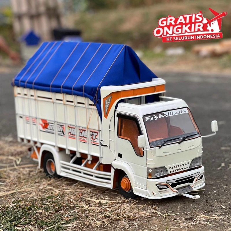 Truk Oleng Full Variasi - RC Miniatur Truk - Truk Oleng Dari Kayu Asli - Mainan Anak