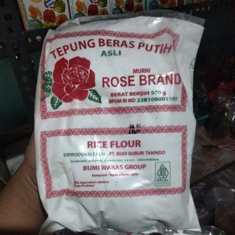 

tepung beras Rose Brand 500gr