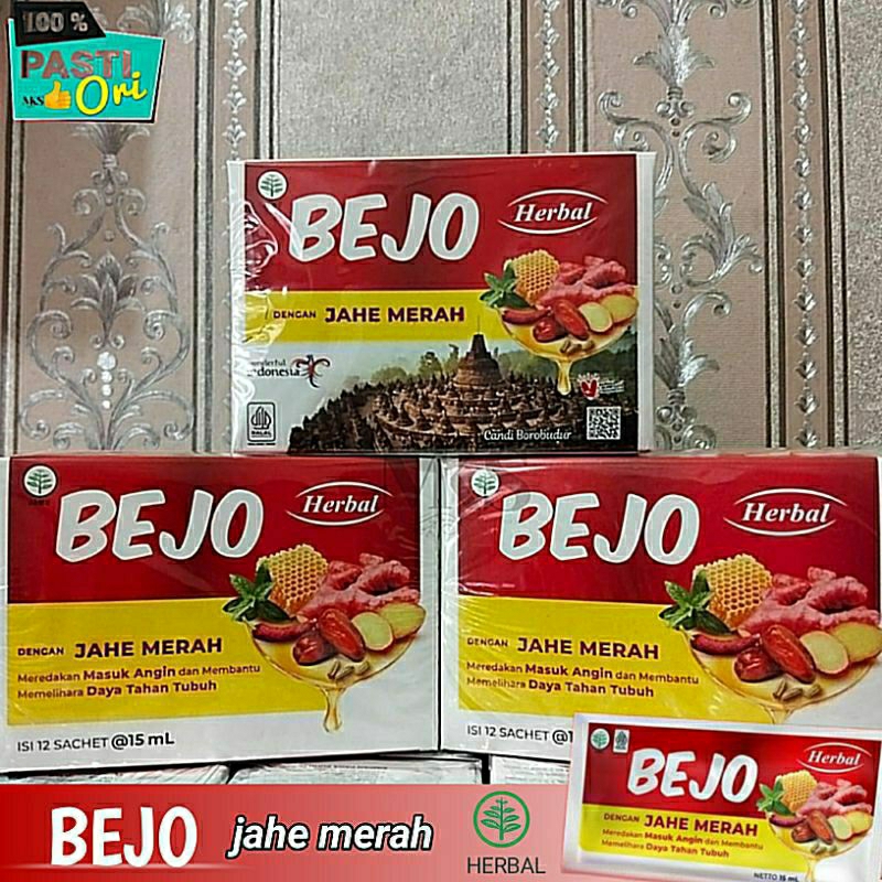 

Herbal Bejo Jahe Merah Sachet Isi 12