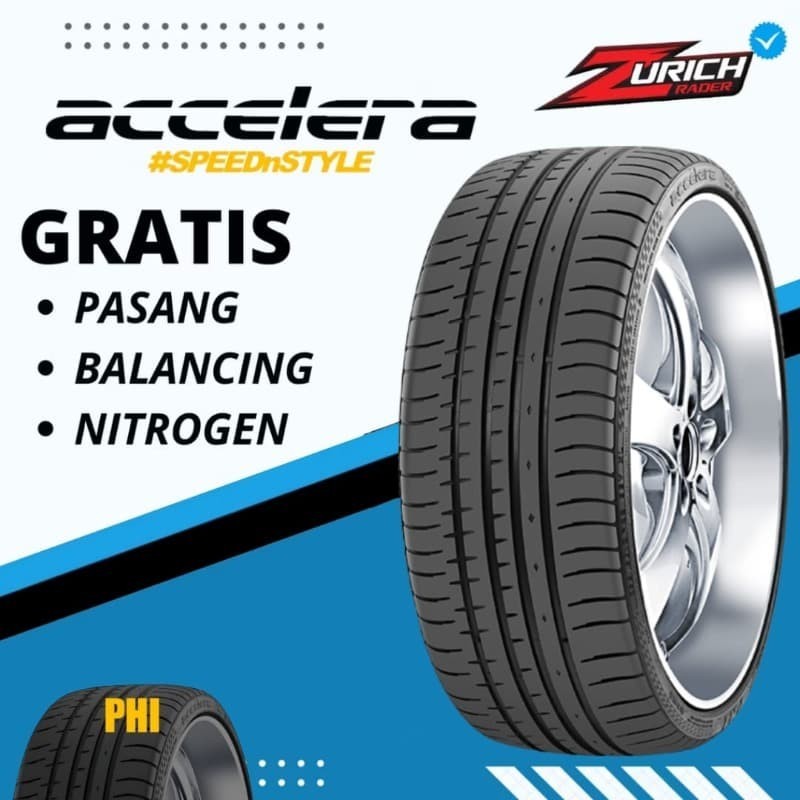 Ban Mobil 225 45 R18 Merek Accelera Phi Ukuran 225/45 R18 Tubles