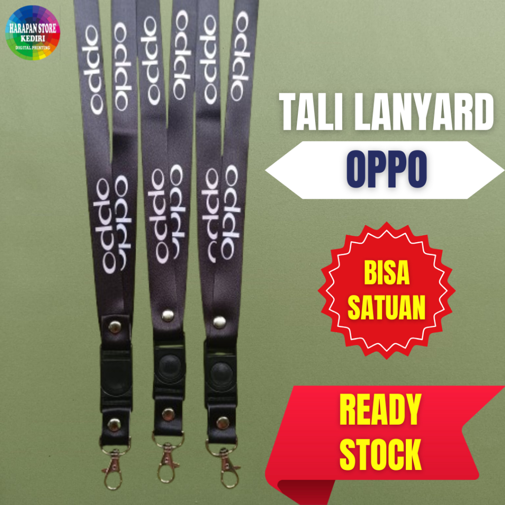 

[READY STOCK] TALI LANYARD ID CARD OPPO -BISA SATUAN