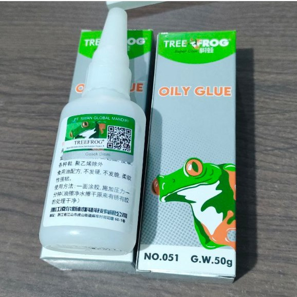 TREE FROG OILY GLUE LEM SETAN SUPER GLUE / LEM SERBAGUNA