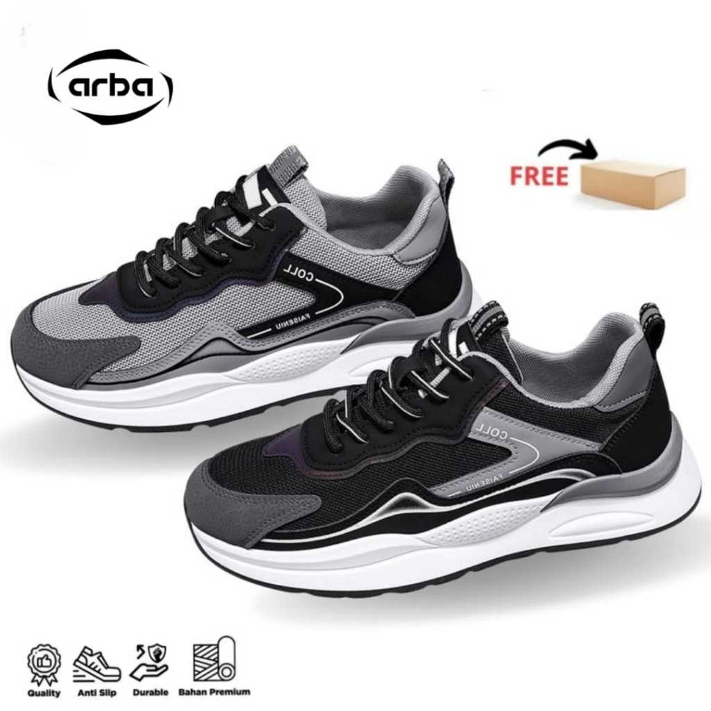 ARBA BRAND SNEAKERS Sepatu pria sepatu sneakers pria sepatu korea pria sepatu putih pria sepatu cowo