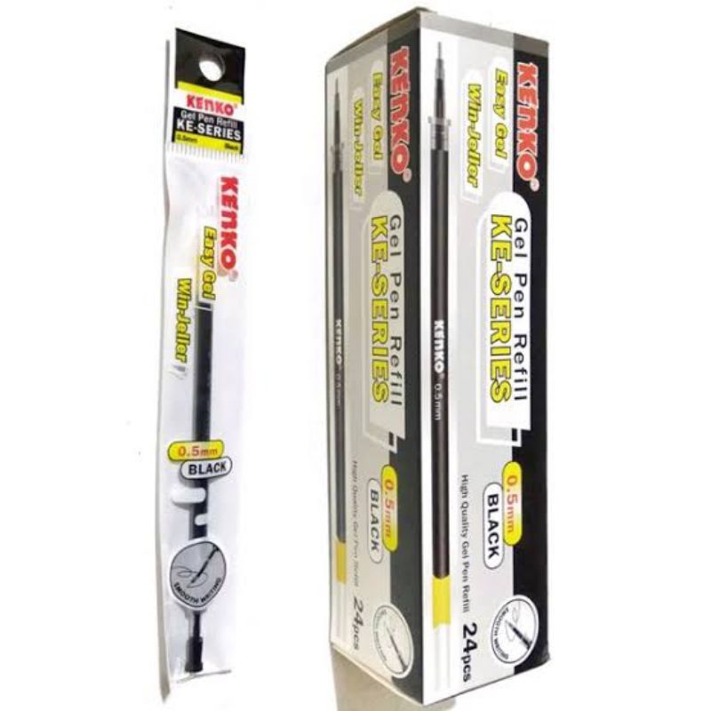 

isi pen reffil kenko easy gel o,5mm 1box isi 24pcs