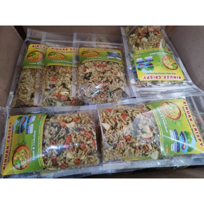 

Rinuak Crispy Ikan Khas Danau Maninjau