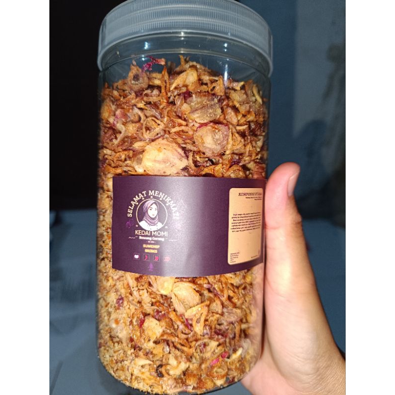 

Bawang Goreng Brebes Toples Besar Isi 300gr
