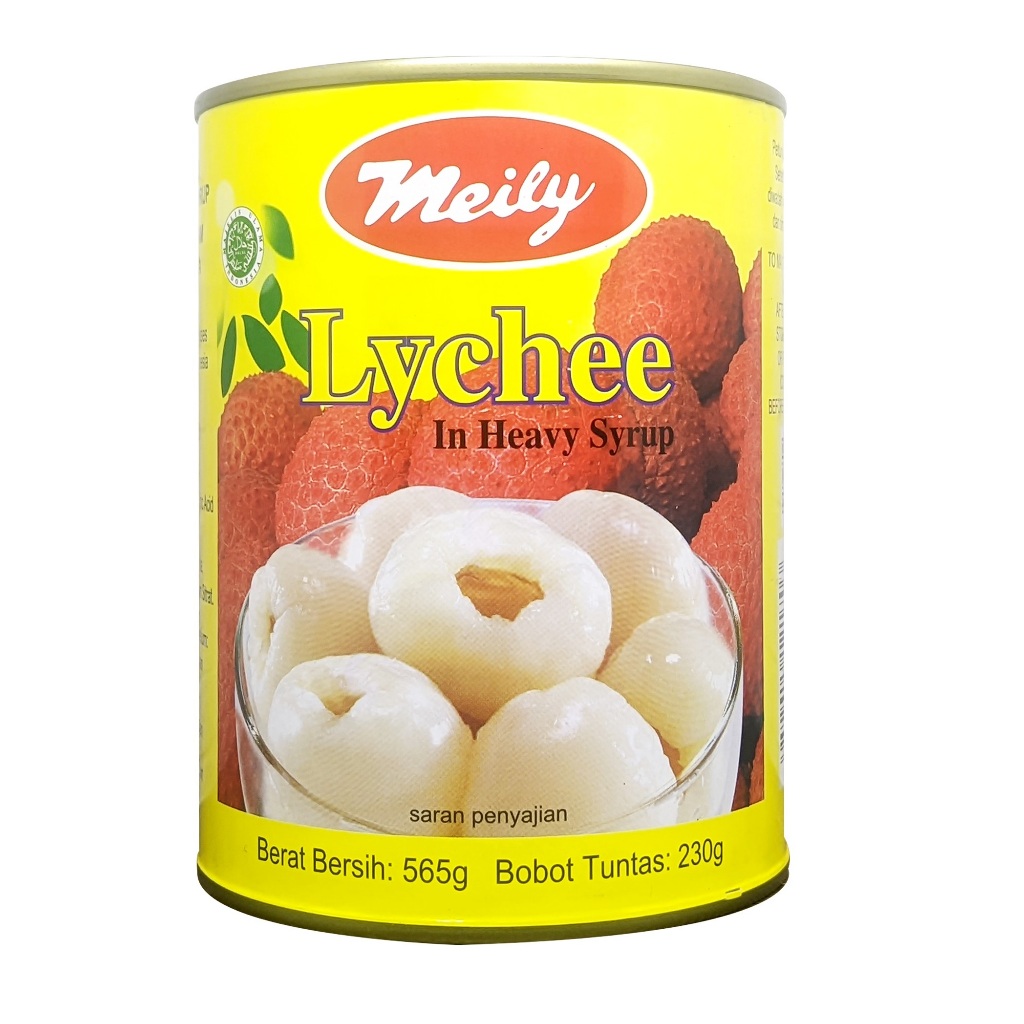 

leci lychee kaleng meily 565