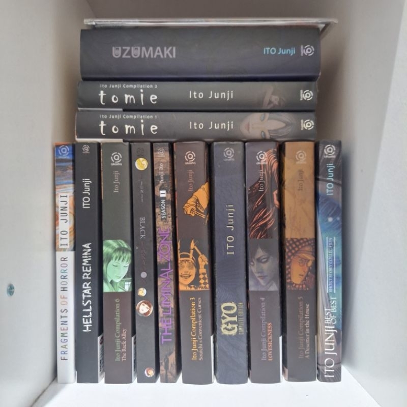 Junji Ito 13 Judul Komik All Collection + Bonus Shikishi bertanda tangan Junji Ito (Bahasa Indonesia