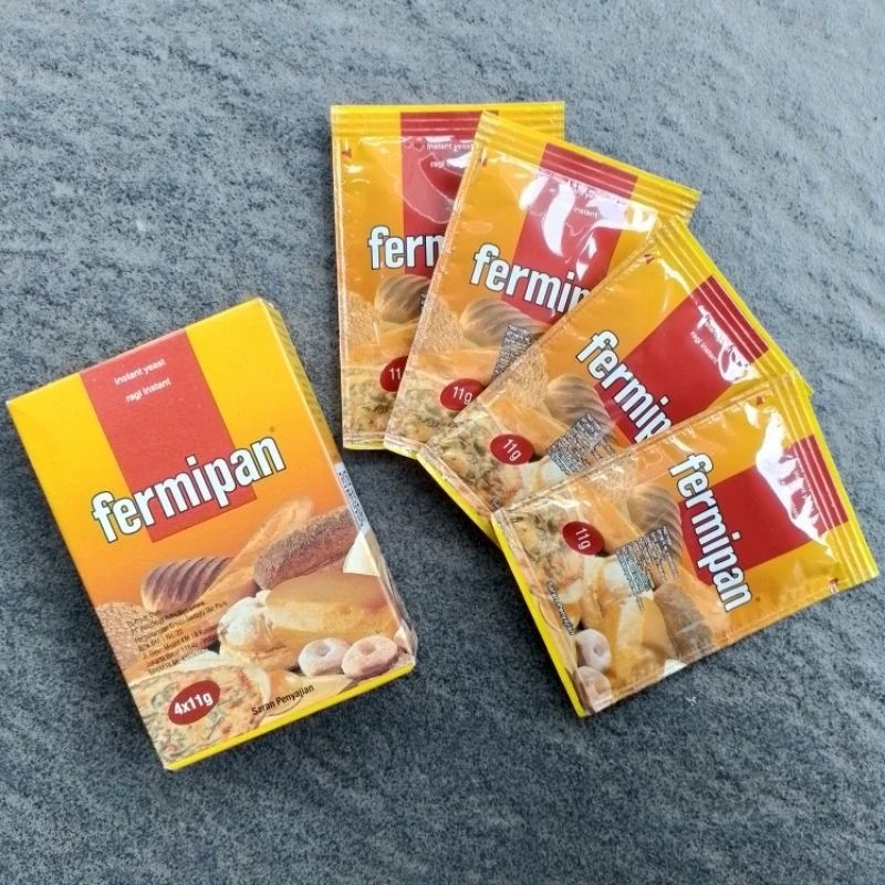 

Fermipan Ragi instant kering / instant yeast 4 x 11 gr