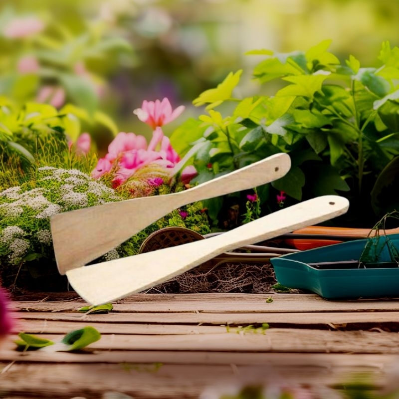 CENTONG KAYU PANJANG/SUTIL KAYU