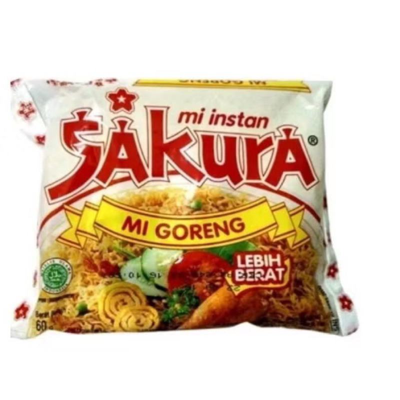 

MI SAKURA GORENG Netto 60gr - Mie Instan