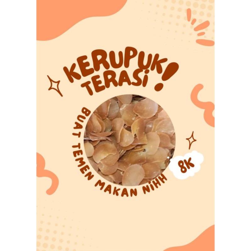 

Kerupuk Terasi Mentah (250gram)