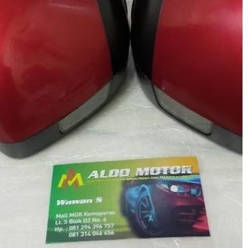 Spion Mazda 2 sky merah original sepasang