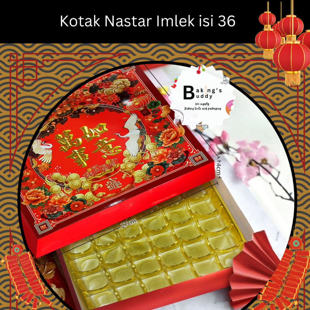 

Box Kotak Nastar Imlek 36 lubang