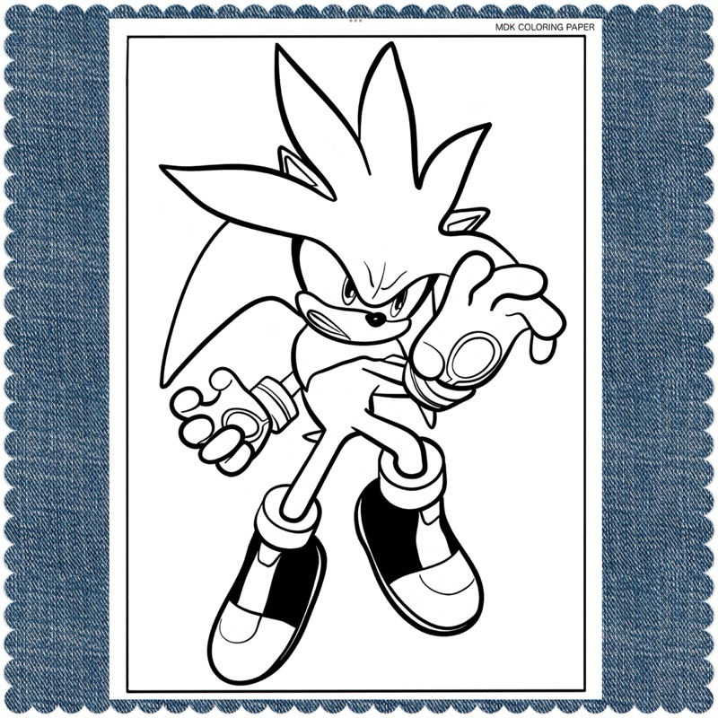 

MDK - Kertas Mewarnai SONIC 'n' friends / Lembar & Kertas Mewarnai anak