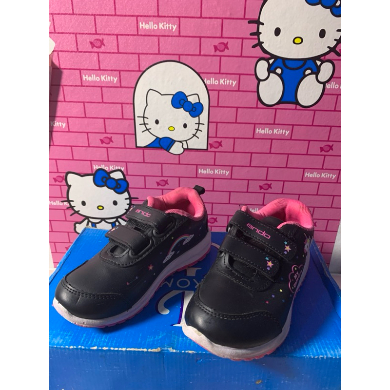 Sepatu anak TK merk Ando Blackpink Unicorn Preloved