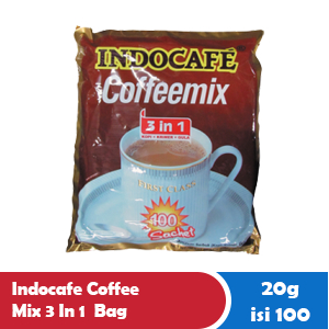 

INDOCAFE COFFEE MIX 3 IN 1 BAG 100X20g