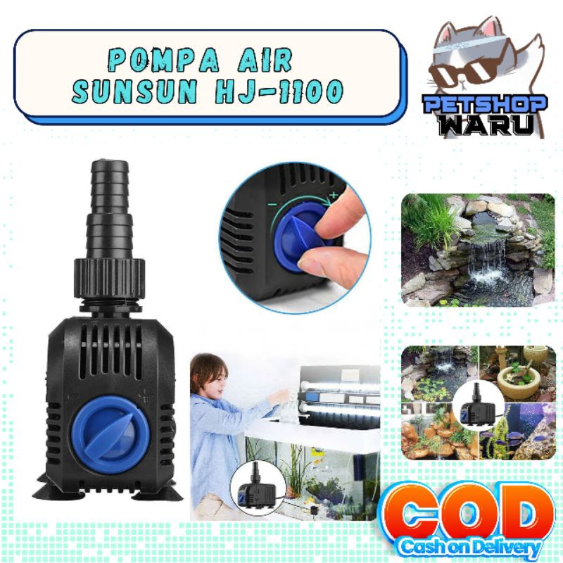 POMPA SUNSUN HJ 1100 || POMPA AIR AQUARIUM || POMPA AIR KOLAM IKAN.