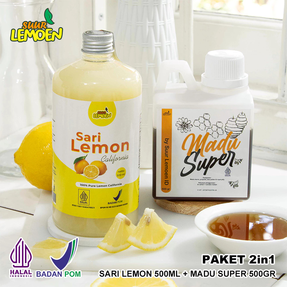 

Paket Detox Diet Hemat - Sari Lemon 500ml dan Madu Hutan 500grm - By Suur Lemoen