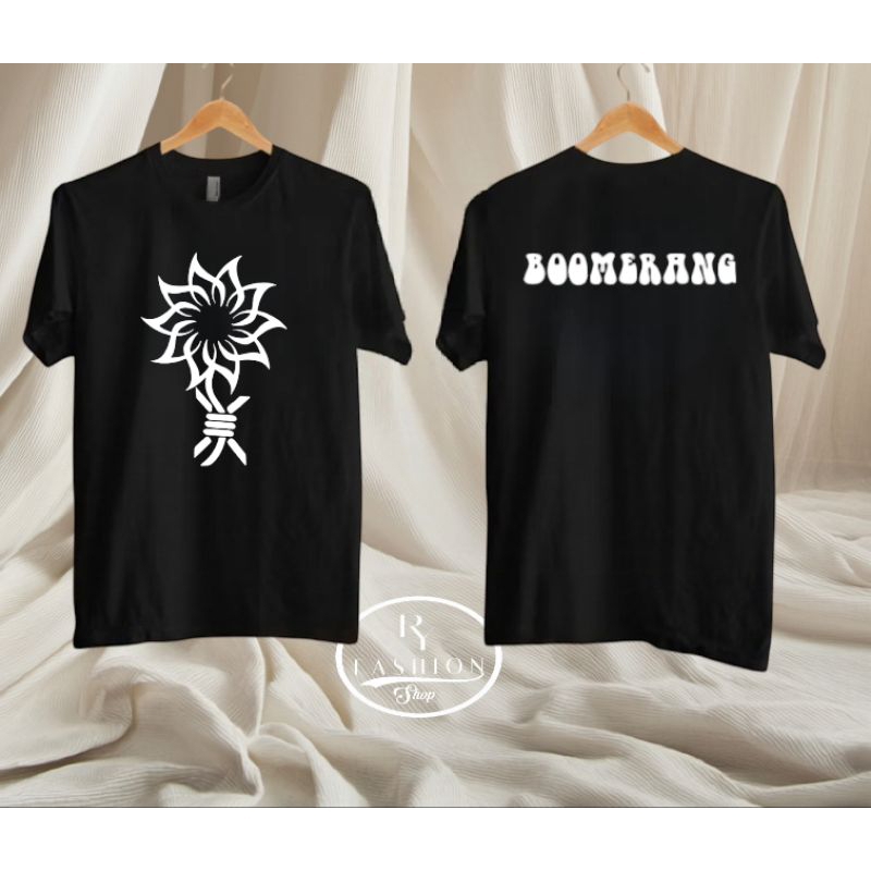 KAOS BAJU LENGAN PENDEK BAND BOOMERANG LOGO MURAH BERKUALITAS DISTRO BESTSELLER MURAH BAGUS