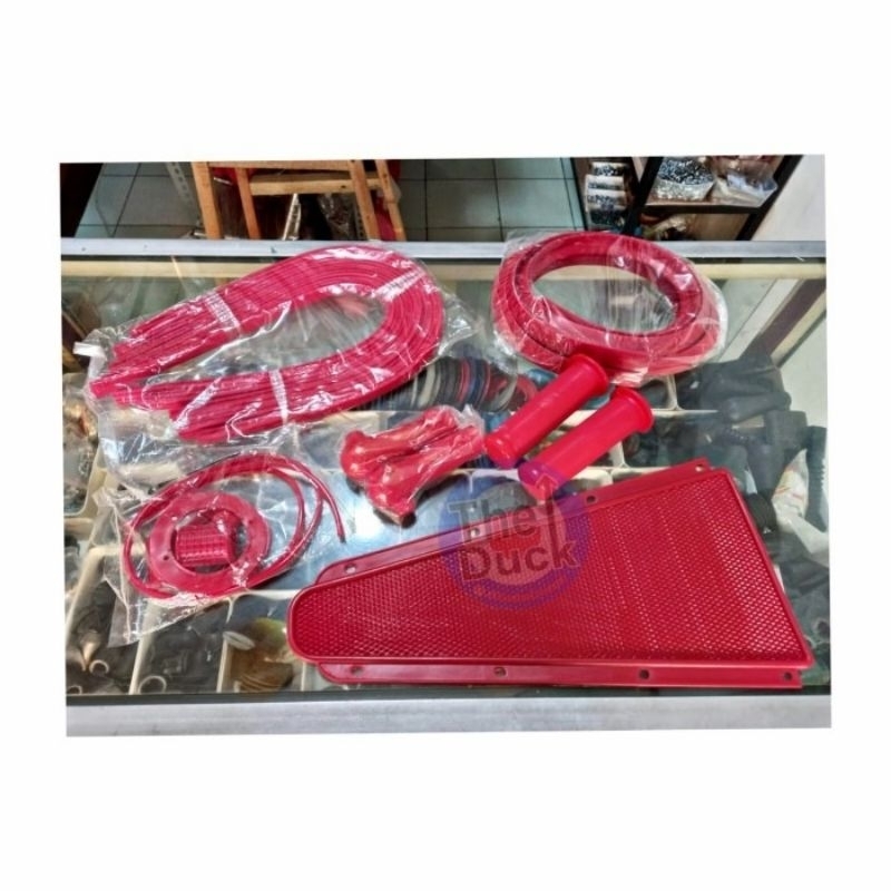 Karet Set Merah Metalplast import Vespa Super Sprint VBB VBA VNB VGLA VGLB Kongo