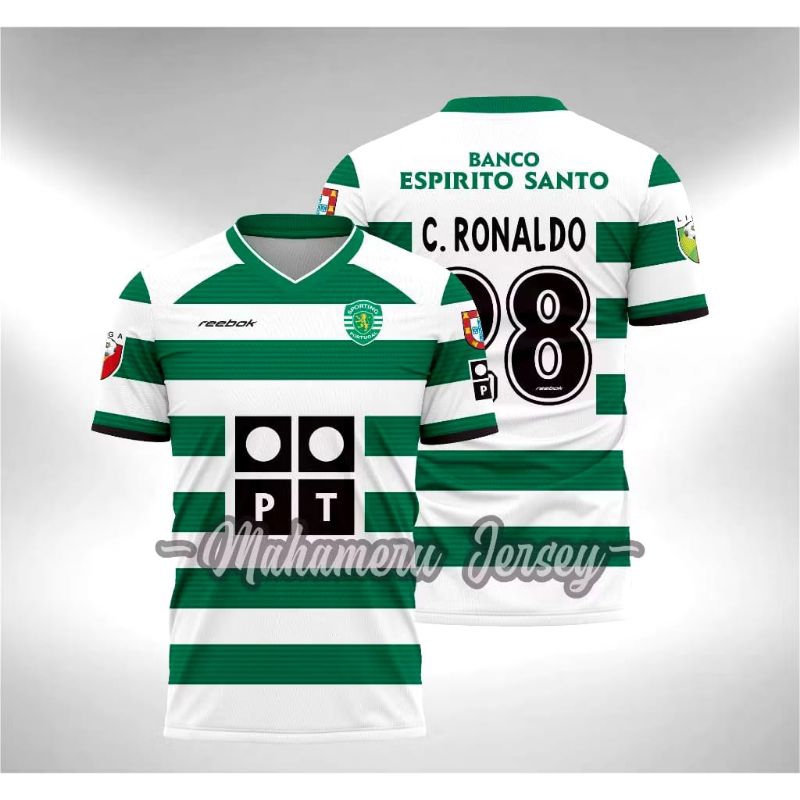 JERSEY SPORTING LISBON 2003 SPESIAL RONALDO FULL PRINTING