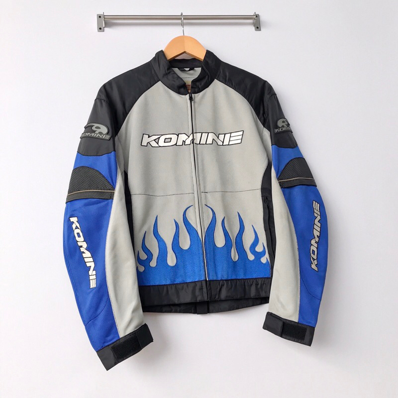 Jaket KOMINE Original Fire Flame Mesh Jacket Racing Touring Riding