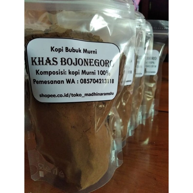 

kopi bubuk murni khas bojonegoro 6,5gr isi 10pcs