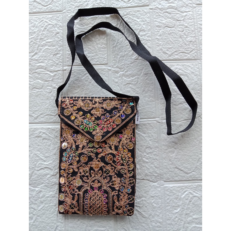 RK Tas selempang arab tas dompet Hp oleh oleh haji umroh random