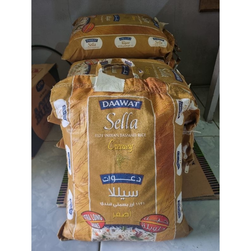 

Beras Basmati Daawat Sella Creamy 5 KG/5000 gram 100% Asli tanpa campuran