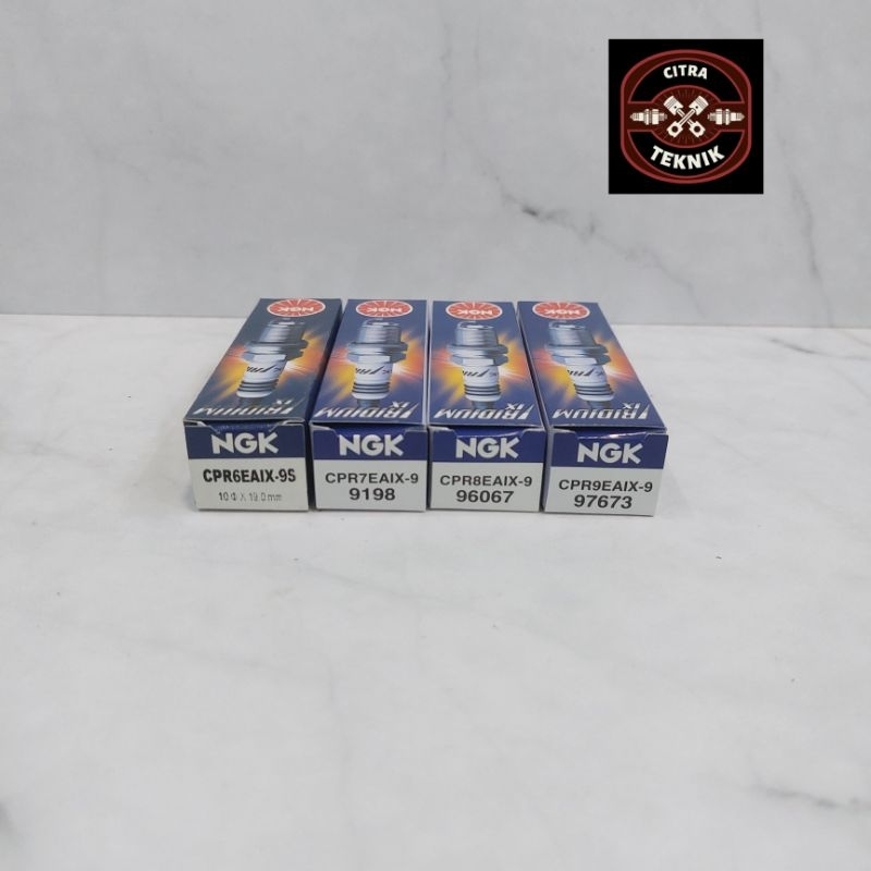 Busi Motor CPR6EAIX-9, CPR7EAIX-9, CPR8EAIX-9, CPR9EAIX-9 NGK Iridium Japan Asli