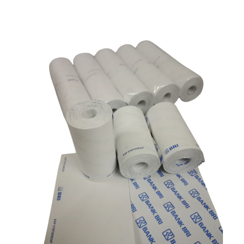 

kertas thermal BRI double logo 57x30 kertas struk thermal BRI