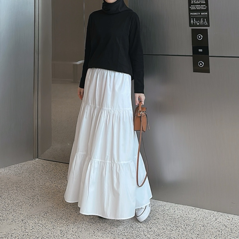 RB2 COTTONTREND - CANTE SKIRT Rok Cotton Ruffle dan