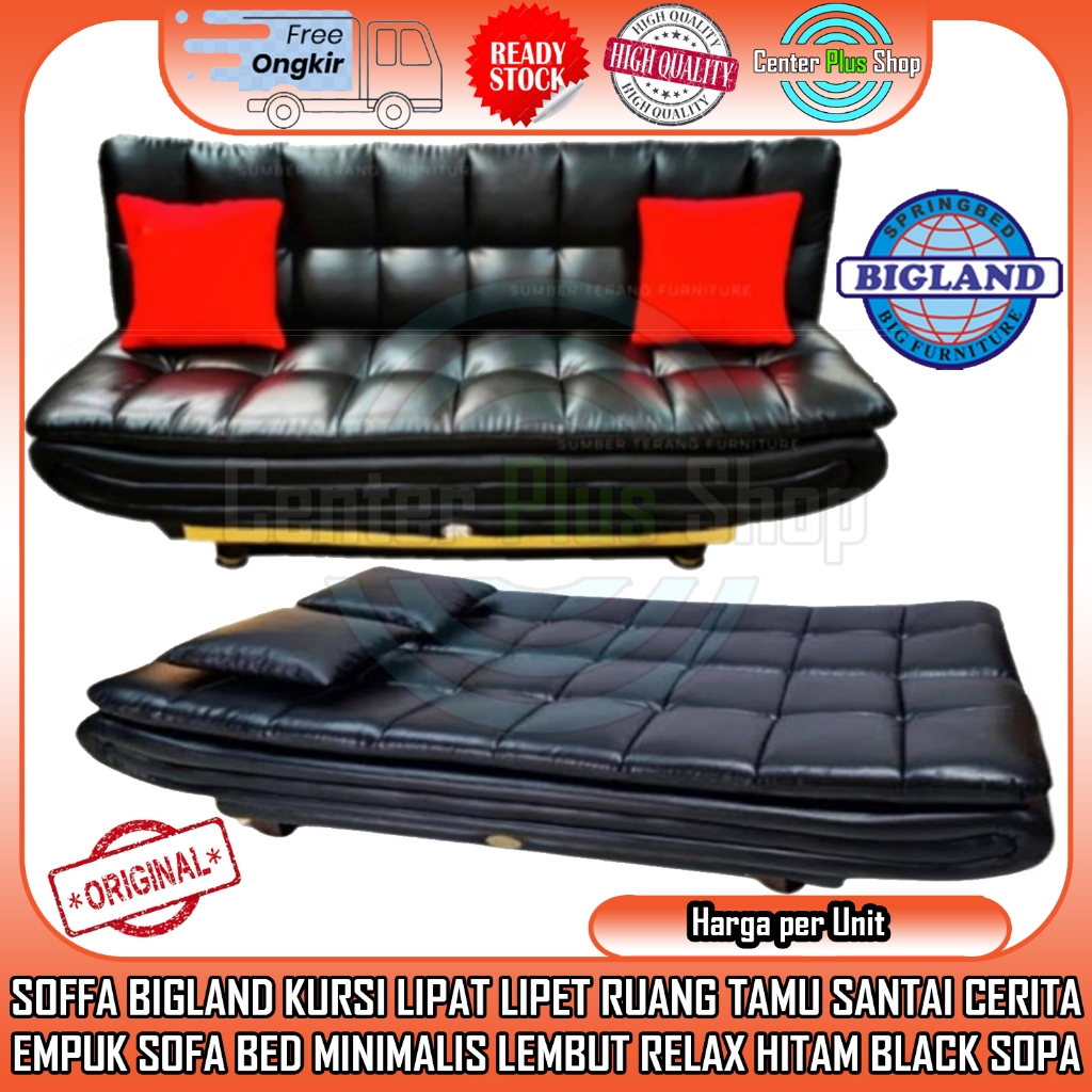 [Instant] Soffa Bigland Kursi Lipat Lipet Ruang Tamu Santai Cerita Empuk Sofa Bed Minimalis Lembut R