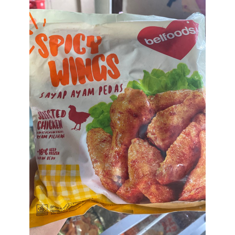 

spicy wings belfoods 500 gram