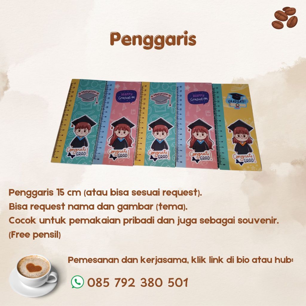 

(Alatempursekolah) Souvenir Penggaris Anak-anak MIN 10pcs