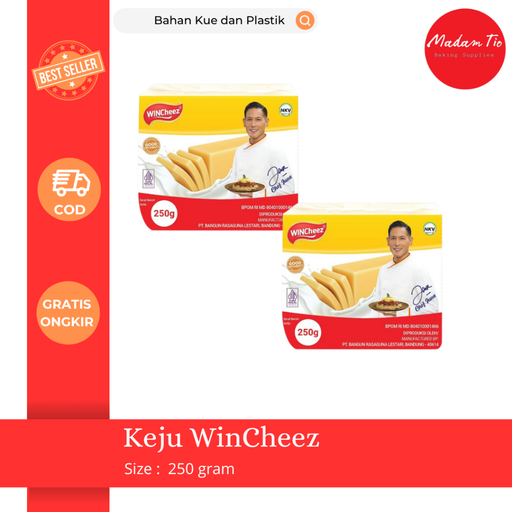 

Keju WinCheez 250gram 1pcs