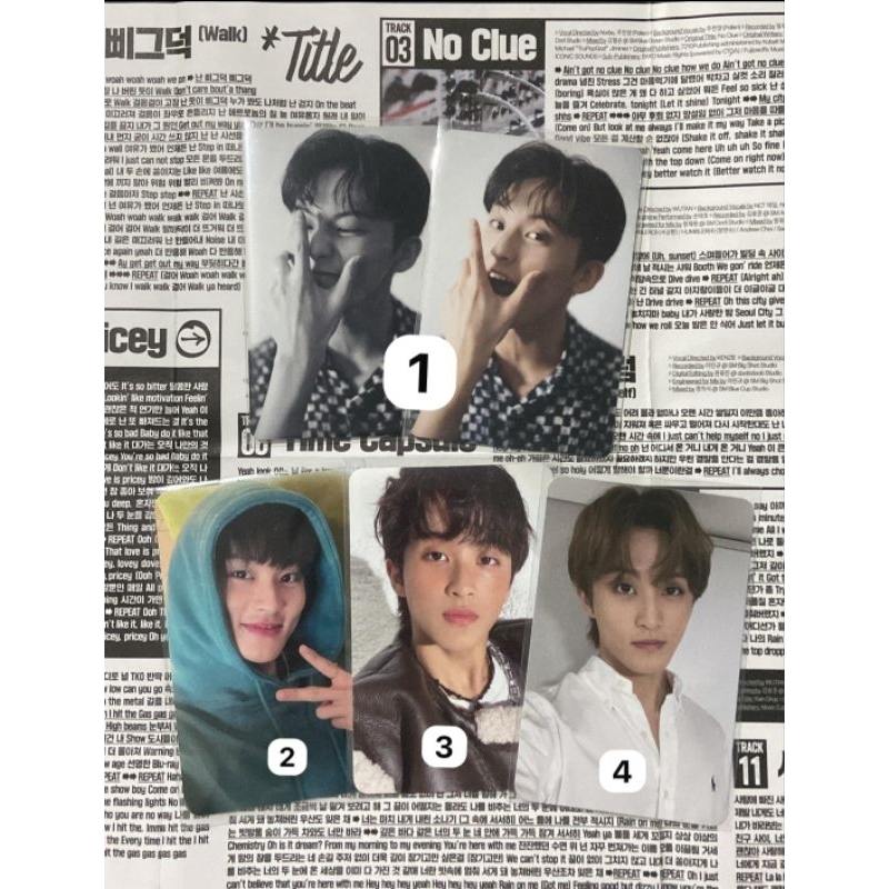 PHOTOCARD MARK LEE NCT OFFICIAL