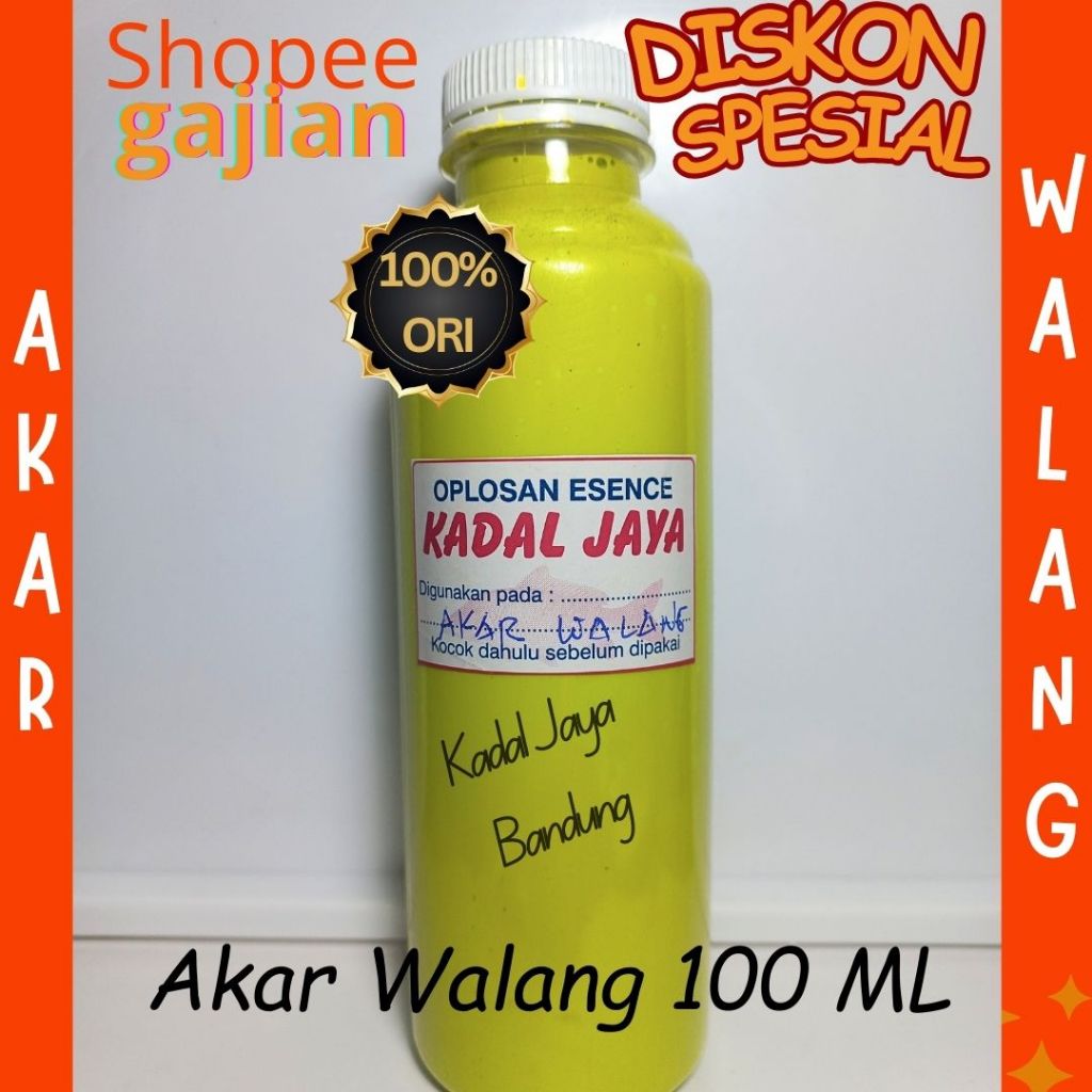 Essen Akar Walang 100 ML / Essen kadal Jaya Bandung / Essen Gacor