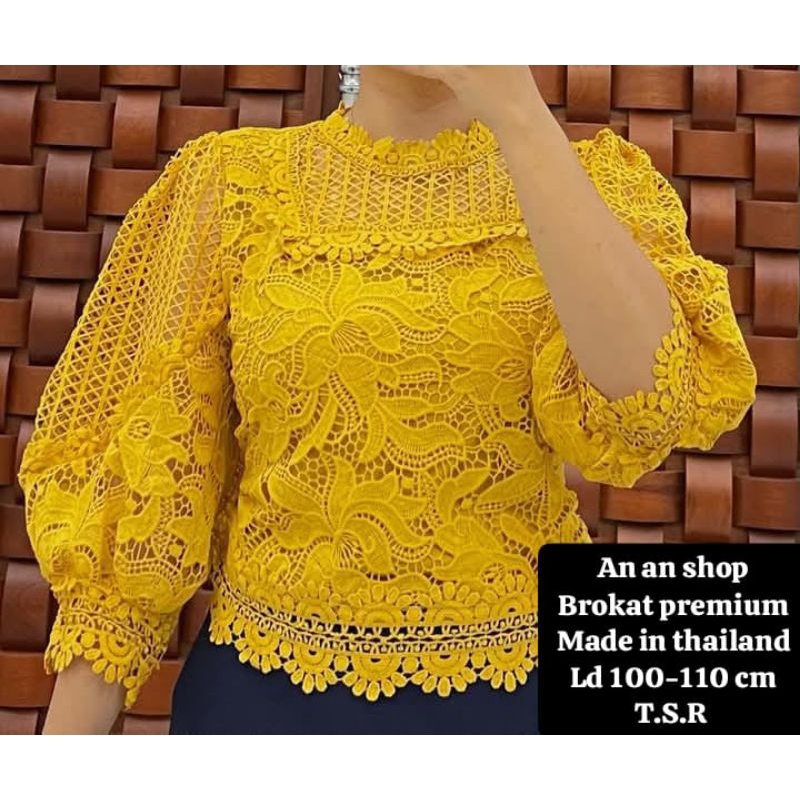 Atasan Brokat Hoky Premium kualitas import