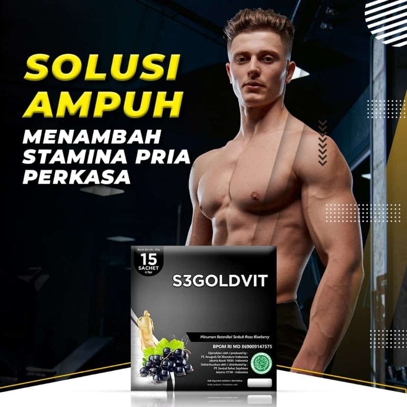S3 Goldvit Original 1 Box 15 Sachet BPOM