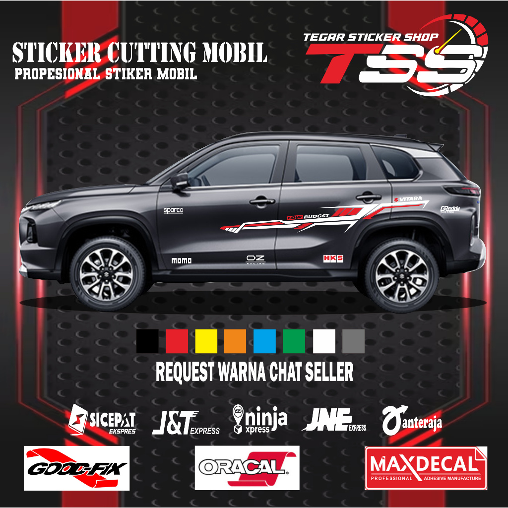 sticker mobil vitara sticker mobil suzuki vitara sticker mobil keren sticker motif variasi mobil